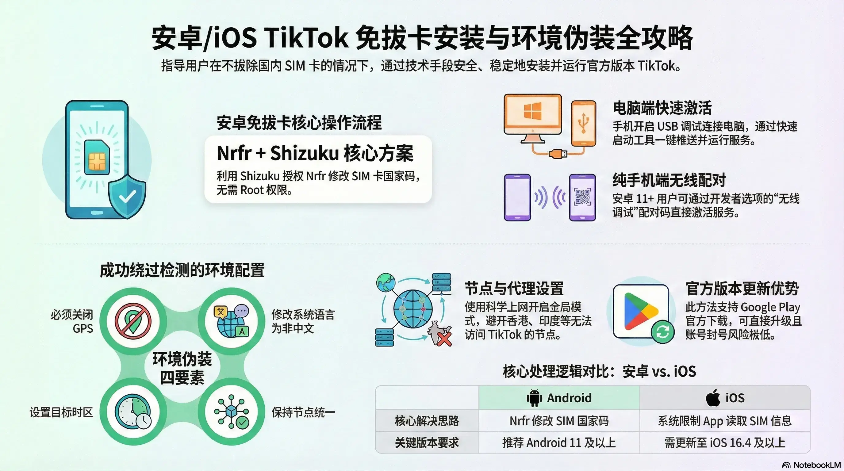 tiktok免拔卡安装攻略